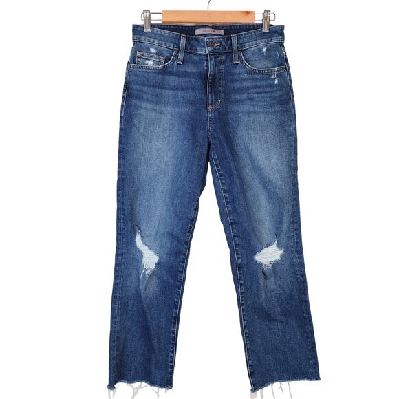 Joe's Niki Boyfriend Jeans Inglewood Wash Women's 27 Distressed Stretch Denim - Picture 1 of 9